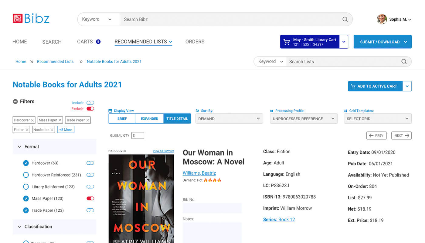 Bitovi UX Case Study Brodart Bibz